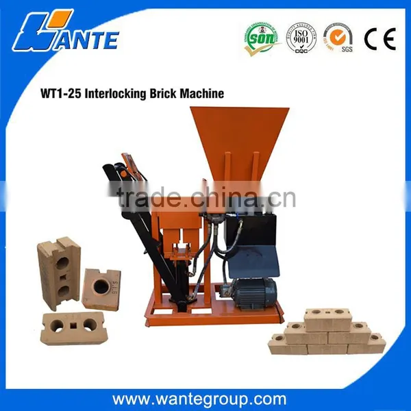 WT1-25 Interlock Clay Brick Making Machine South Africa photo-3