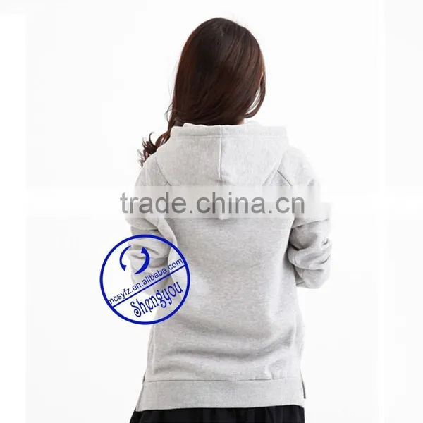 China Clothing Supplier Custom Grey Hoodie Wholesale Printed Hoodies photo-6