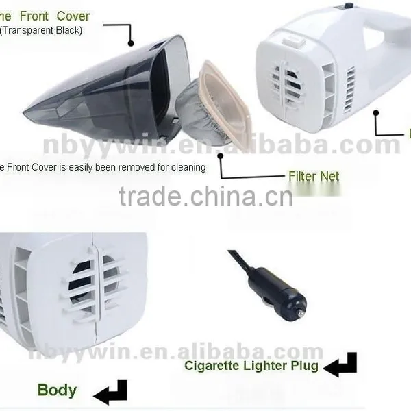 60W Car Vacuum Cleaner (WIN-607) photo-4