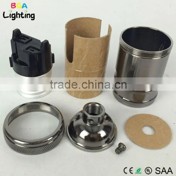 UL E26 Brass Vintage Pendant Lamp Socket For DIY Ceiling Light photo-4