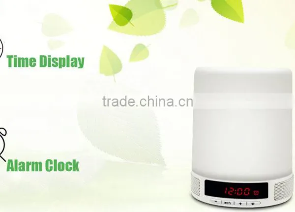 New Trend Hot Bedroom Product Touch Control Led Lamp Blueooth Speaker With LED Screen Clock Display and Alarm Clock Function photo-6
