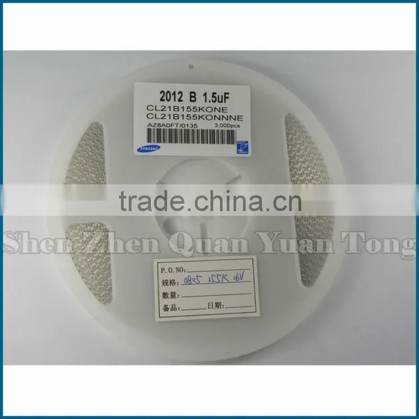Resistors CL21B155KONE 0805 1.5UF 16V photo-2