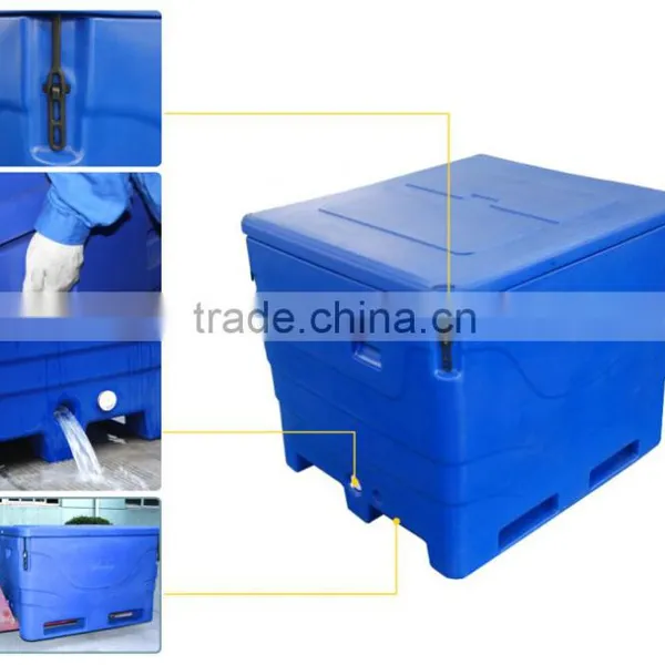 Rotomolding 1000L Big Plastic PE Fish Tubs, Plastic Live Fish Storage Tub for Sale photo-2