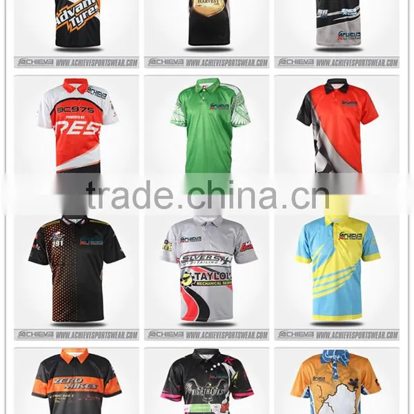 Polyester Dri Fit Polo Golf Clothes Golf Apparel Custom Golf Shirt