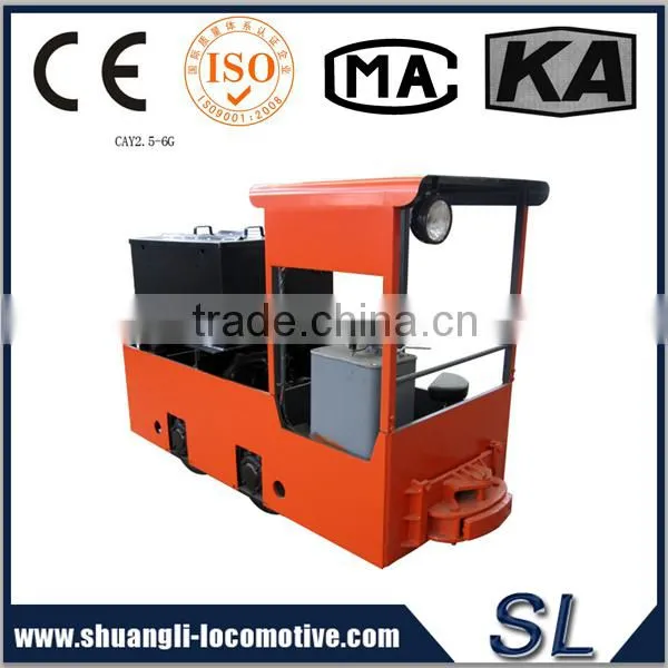 CAY2.5/6G Accumulator Mining Flameproof Locomotive, Locomotive for Coal Mine, Underground Mining Locomotive