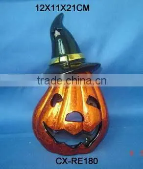 Beautiful Ceramic Halloween Pumpkin Decorations Led Light Pumpkin photo-3