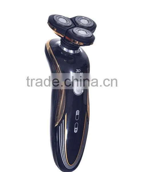New Arrival 3 Head 3 in 1 12v Black Man Electric Shaver for Men photo-5