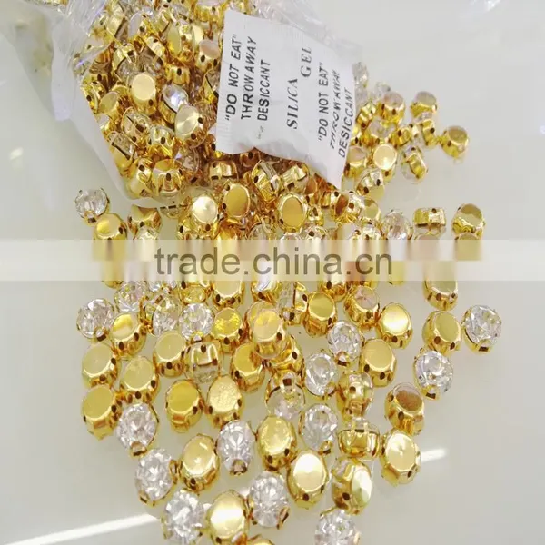 Rhinestone Cup Chain Rhinestone Crystal Cup Chain Round Trimming Bags For DIY Garment Accessories photo-2