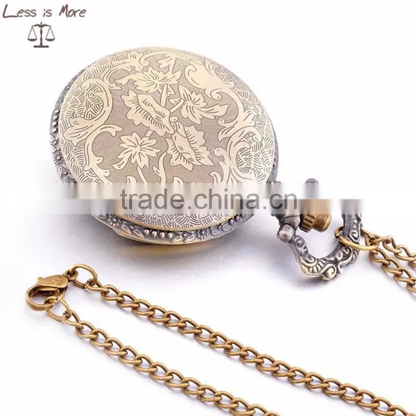 Special Designed Promotion Pocket Watch, US Hawk Alloy Clock Pocket Watch Necklace photo-3
