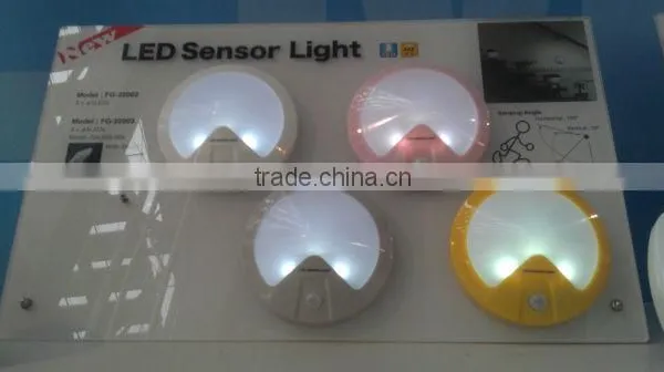 LED Motion Activated Night Light With 3 LEDs Dusk Dawn Sensor photo-2