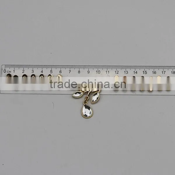 New Hot Sale Candy Color Alloy Garment Accessory Glass Chain photo-2