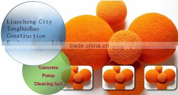 Hot Product Soft Rubber Ball for Concrete Pump Pipeline Cleaning photo-6