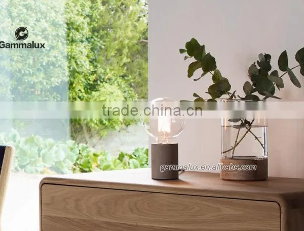 Modern Table Lamp With Edison Bulb photo-3