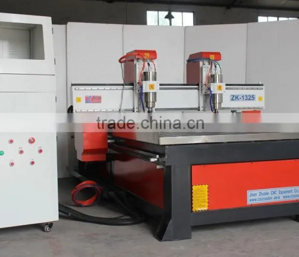 Double Z Double Head Wood Metal Stone CNC Router With Panasonic Servo Motor photo-2