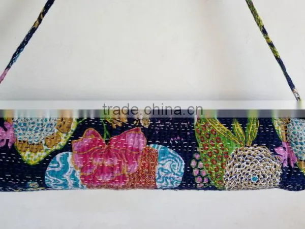 Blue Yoga Mat Bag Shoulder Bag Unisex Traditional Yoga Mat Bag Vintage Yoga Bag Unisex Bag Cross Body Bag photo-3
