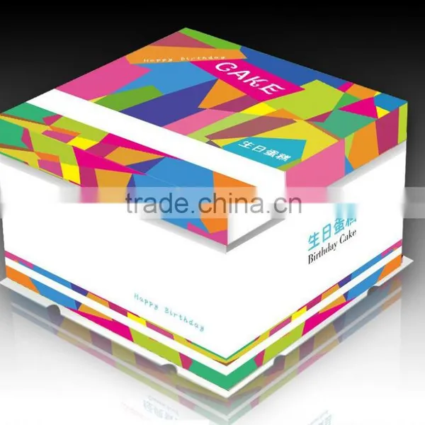 Custom Size Logo Printing Cake Boxes Wedding photo-3
