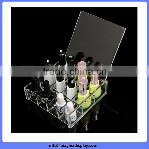 Cheap Price Custom Promotion Personalized Plastic Acrylic Nail Polish Display Rack photo-4