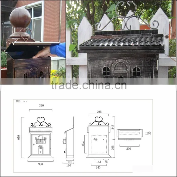 Hot Selling Bluetooth Electronic Steel Antique Apartment Building Mailbox Locks photo-5