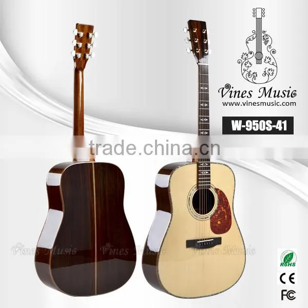 41 Inch D45 Inlay All Solid Wood Acoustic Guitar