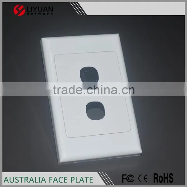 LY-FP163 3 Port RJ5 LiYuan Australia Face Plate Wall Outlet photo-2