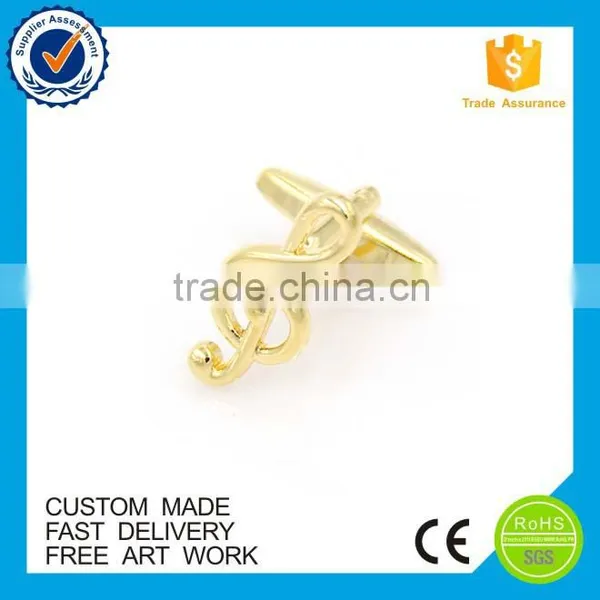 China Wholesale Gold Custom Make Mens Suit Shirt Cufflinks photo-2