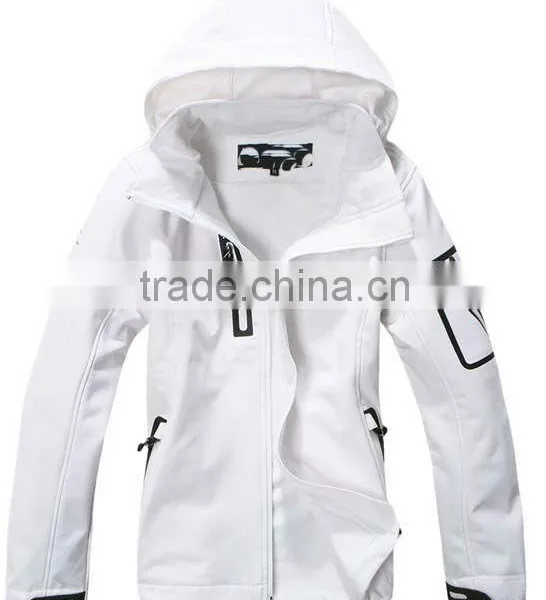 Outdoorwear Hoody Jackets White New Designs Ski Suits
