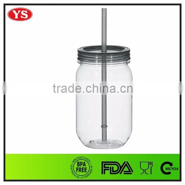 Bpa Free Single Wall Plastic Mason Jars Wholesales 720 ml photo-6