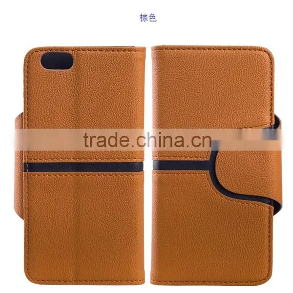 4.5 5 5.5 Inch Waterproof Leather Phone Case With Stand for Samsung Galaxy j5 /j500 J5009 photo-2
