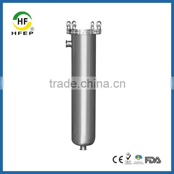 Sanitary Stainless Steel Side Entry Single Bag Cartridge Filter Housing