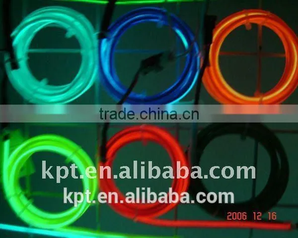 Colorful High Brightness Lighting Electrouluminecent Wire for Decoration photo-4