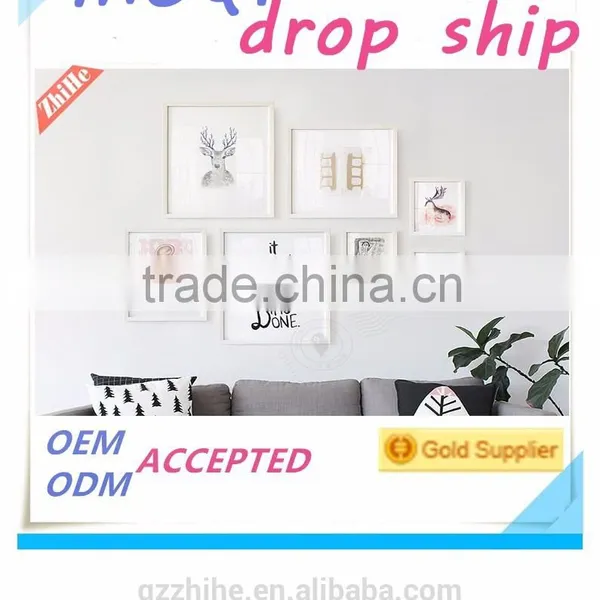 Wholesale Dropshipping Wpc Decking Cheap Fences Funny Photo Frame for Kid Furniture Wooden Photo Frame for Decoration Home photo-3