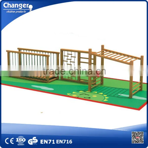 Kids Play System Wooden Outdoor Playground