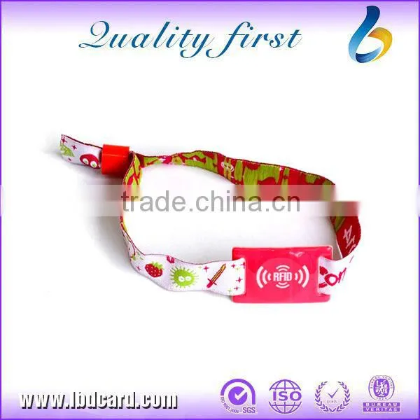LBDW10 RFID Custom Wristbands, NFC Wristbands, Woven Wristbands China photo-6
