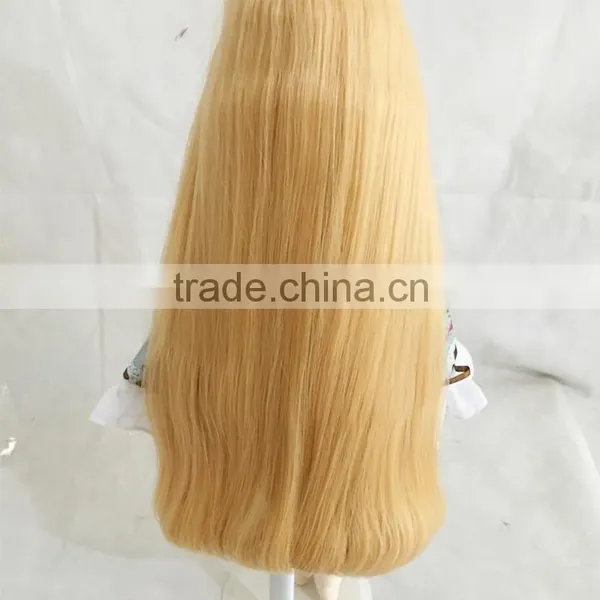 35cm*100cm Synthetic Hair Weaving DIY End Curly Hair Extension For Dolls photo-2