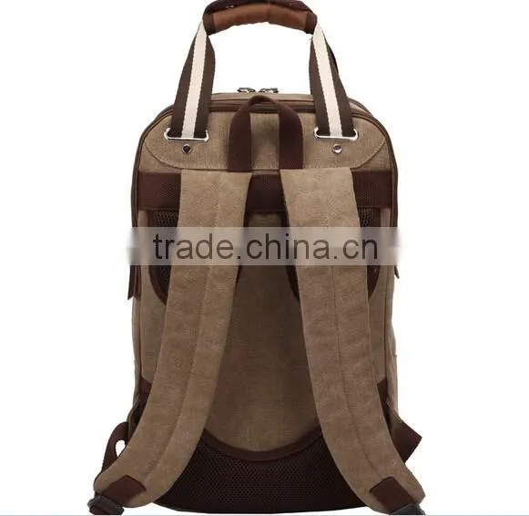 Multifunction Outdoor Waxed Canvas Backpack With Handle photo-5