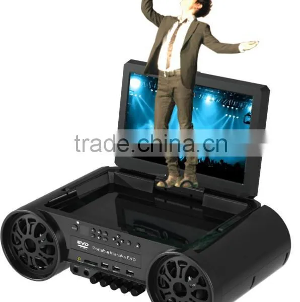 12 Inch Portable Boombox DVD Player, Portable Dvd Player With Usb