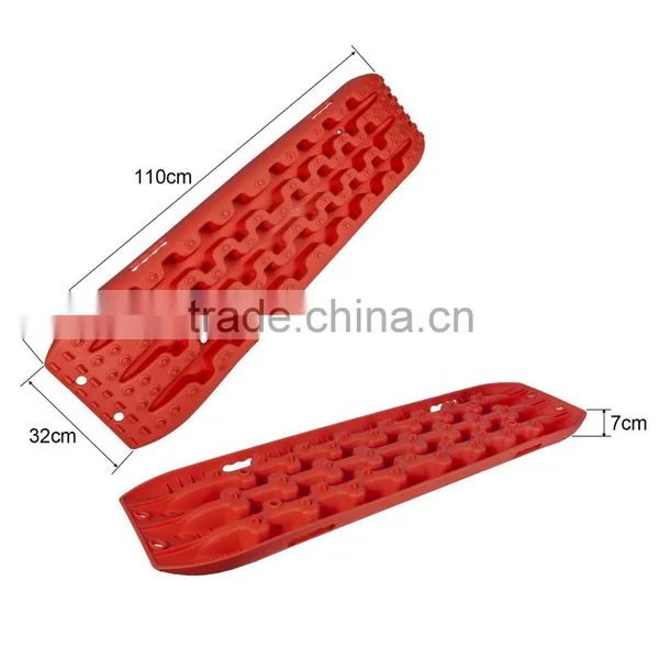 NEW 4WD Recovery Tracks Sand Track Snow Track 4X4 PARTS RED photo-6