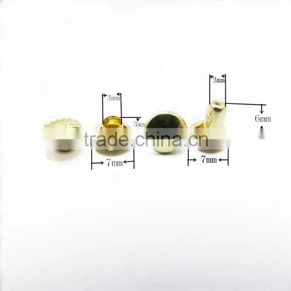 7mm Hot Sale Custom Decorative Copper Metal Rivets photo-2