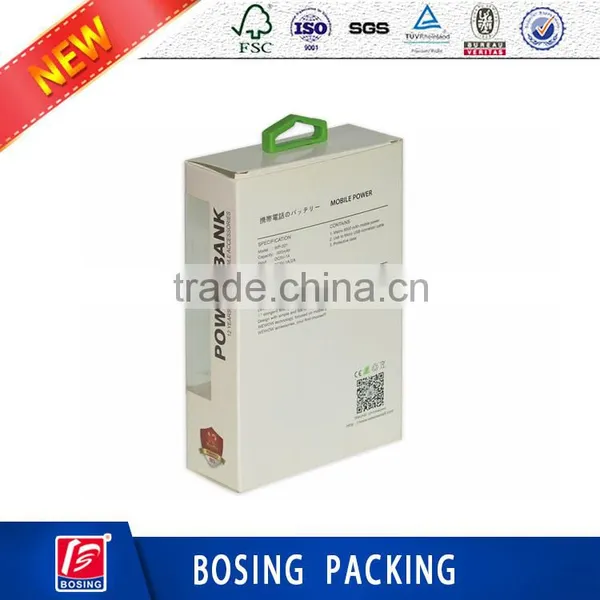 Ivory Board Battery Packaging Box With Clear PVC Window photo-3
