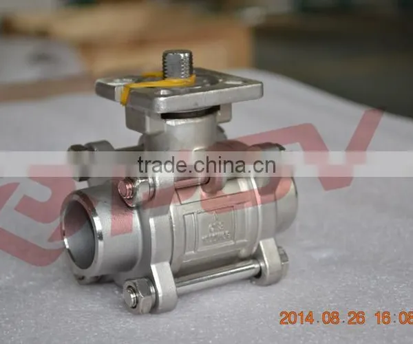 1000wog 3 pc Welding 1 Inch Ball Valve photo-2