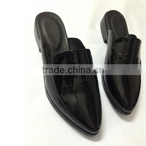 Mule Shoes With Loafer Style