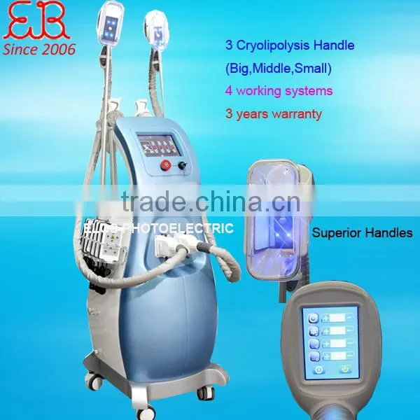 Skin Rejuvenation 2016 Hottest Cavitation RF Fat Freezing Liposuction Fat Freezing Machine Cryo Machine