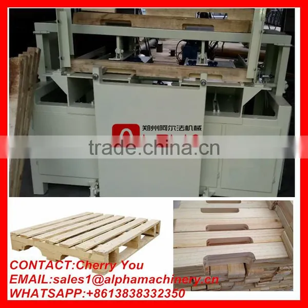 Best Selling Wood Pallet Notching Machine With Alloy Blades photo-3
