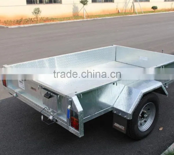 Single Axle Hot Dip Galvanized 7X4 Box Trailer With Cage (fully Welded) photo-3