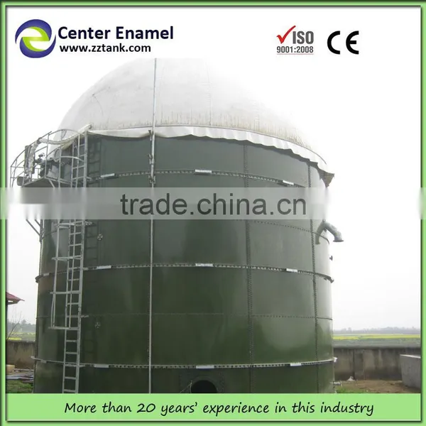 4. Glass Fused To Steel Tanks For Chicken Manure Biogas Production Storage photo-2