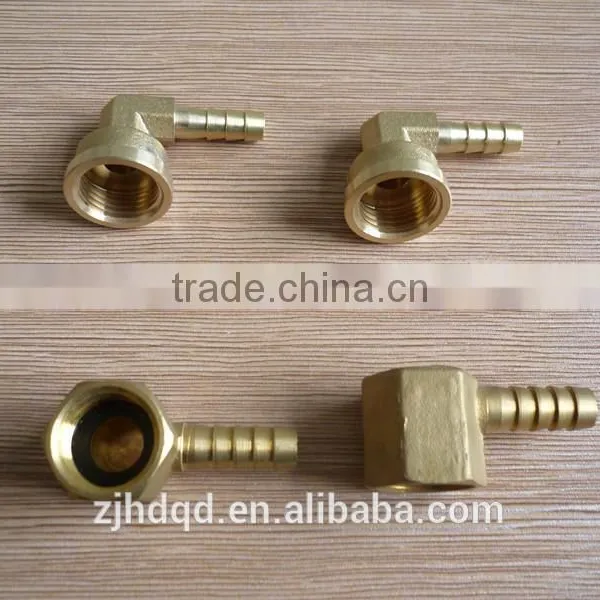 1/8''-1/2''x6/8/10/12 Forged Brass Elbow Hose Barb Fitting photo-4