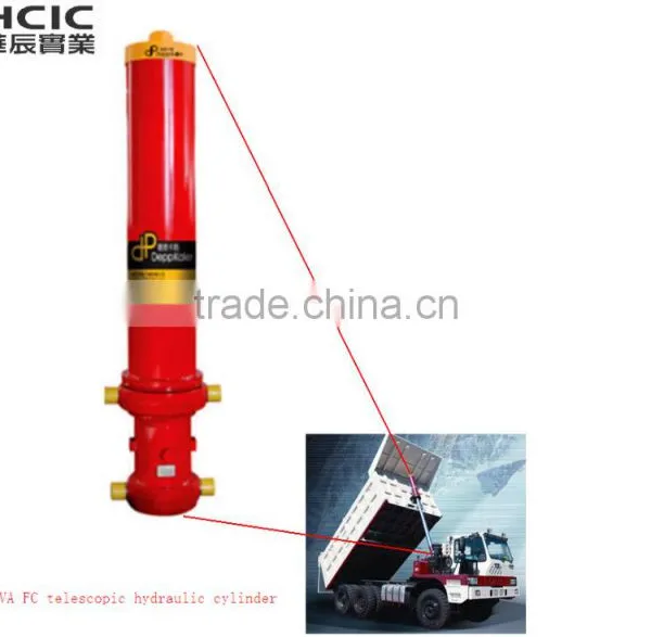 Professional Multi Stages Long Stroke Tract Hydraulic Cylinder photo-3
