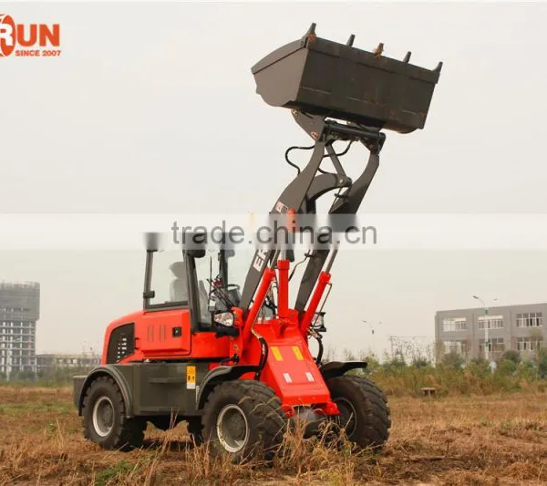 Made in China Qingdao Everun 1.6 Ton Mini Front End Loader With Luxury Cabin photo-5
