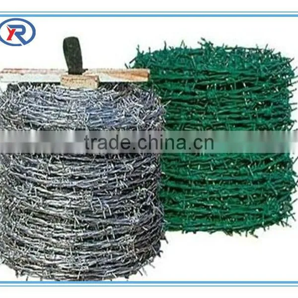 China High Quality Cheap Pricepvc Coated Barbed Wire Plastic Coated Iron Wire photo-4