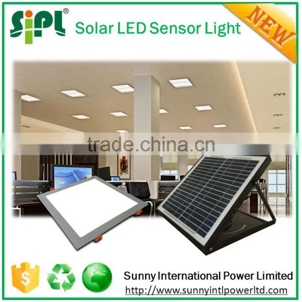 Radar Motion Sensor Included 15 Watt Solar Panel Powered Day & Night LED Downlight photo-3
